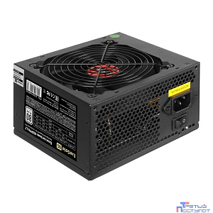 Exegate EX292148RUS-S Блок питания 400W ExeGate 80 PLUS® 400PPH-LT (ATX, APFC, КПД 82% (80 PLUS), 12cm fan, 24pin, (4+4)pin, PCIe, 5xSATA, 3xIDE, RTL, black, кабель 220V с защитой от выдергивания)