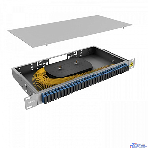 NTSS Кросс 19" NTSS PREMIUM, предсобранный 1U, 32 порта SC/UPC duplex, 9/125 мкм, (сплошная панель, розетки, сплайс, КДЗС, пигтейлы) NTSS-RFOB-PM-1U-32-2SC/U-9-SP1.5G0A