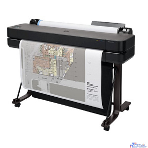 HP DesignJet T630 Printer (5HB11A#B19) {36",4color,2400x1200dpi,1Gb, 30spp(A1),USB/GigEth/Wi-Fi,stand,media bin,rollfeed,sheetfeed,tray50(A3/A4)}