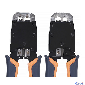Cabeus HT-500 Инструмент обжимной для RJ-45 (8р8с), RJ-11/12 (6р6с, 6р4с, 6р2с), профессиональный