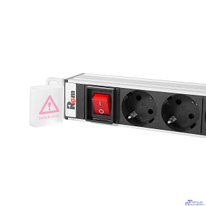 REM Верт блок розеток Rem-16, 1 фаза 16A, выкл, 48 C13, 1420 мм, вх C20 IEC 320 (R-16-48C13-V-1420)