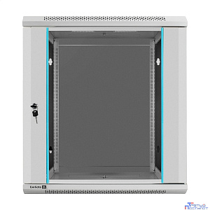 Exegate EX298603RUS Шкаф телекоммуникационный 19" настенный 12U ExeGate EC-WM-12U.450.G.GREY (19”, 12U, 600x450x635mm (ШхГхВ), передняя дверь закаленное стекло, съемные боковые панели, пыле- и влагоза