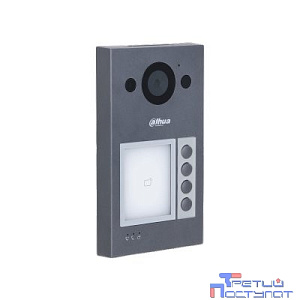 DAHUA DHI-VTO3311Q-WP Вызывная WIFI панель с разрешением камеры 2мп и CMOS сенсором, IP65, IK08, Поддержка режима "Ночь" и голосового оповещения, питание DC 12V, PoE