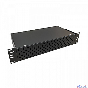 NTSS Кросс NTSS оптический 19'' укомплектованный 2U, 96 портов FC/UPC, 50/125 мкм (сплошная панель, сплайс-кассета 3шт, пигтейлы, КДЗС, адаптеры) черный RAL 9005 NTSS-RFOB-2U-96-FC/U-50-SP1.5G0AY-BL