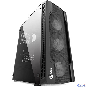Powercase CMIXB-F4 Корпус Mistral X4 Mesh, Tempered Glass, 4x 120mm fan, чёрный, ATX (CMIXB-F4)