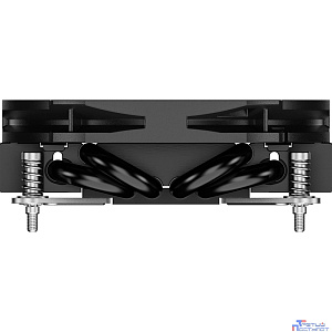 Cooler ID-Cooling IS-30i BLACK LGA1700/1200/115X низкопрофильный высота 30mm (36шт/кор, TDP 100W, PWM, 4 тепл.трубки прямого контакта, FAN 92mm) BOX