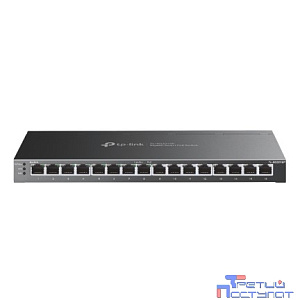 TP-Link SG2016P Коммутатор JetStream Smart с 16 гигабитными портами (8 портов PoE+)