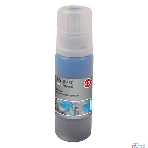 Чернила Cactus CS-GI43C голубой 60мл для Canon Pixma G640/540