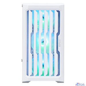 1STPLAYER BULLET HUNTER H2 ARGB White / mATX / 4x120mm ARGB fans / H2-WH-4F7-W