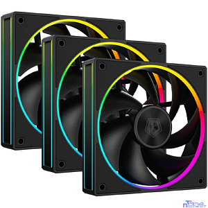 Case fan ID-Cooling AF-127-ARGB-K Trio ARGB 120мм черный 4-pin 30дБ (упак.:3шт) Ret