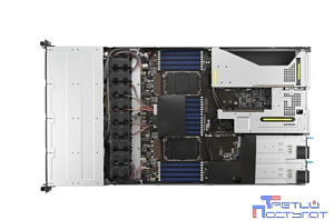 Серверная платформа/ ASUS RS700-E11-RS4U, 1U, 2 x LGA4677, 32 DIMM DDR5,  4 x 3.5/2.5" hs SATA/SAS*/NVME, 2 m.2, Up to 3+1 PCIe slot (+-1 x OCP 3.0 ), 2 x 10Gbe (X710) RJ45 port, 1+1 1200W