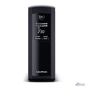 ИБП CyberPower VP1600EILCD {Line-Interactive, Tower, 1600VA/960W USB/RS-232/RJ11/45  (4 + 4 IEC С13), 12В/9 Ач х 2}