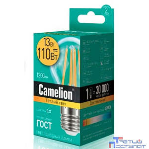 Camelion LED13-A60-FL/830/E27  (Эл.лампа светодиодная 13Вт 220В)