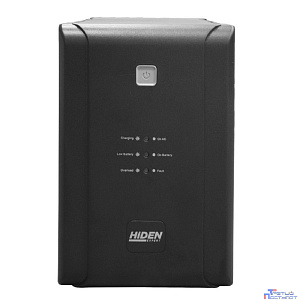 ИБП HIDEN EXPERT ULS1500E 1500ВА/900Вт {Линейно-интерактивный, 4xSchuko+2xIEC C13 LED, USB,встроенные АКБ 2x12B/9Ач} {УТ-00002343}