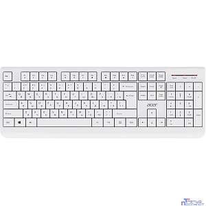 Acer OCC401 white (USB, 1600dpi, multimedia) (ZL.ACCCC.017) Комплект кл-ра+мышь беспров.