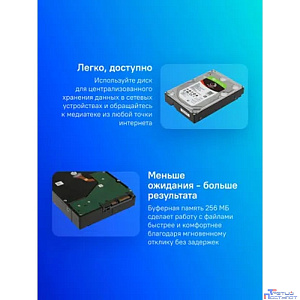 8TB Seagate IronWolf (ST8000VN004) {SATA 6.0Gb/s, 7200 rpm, 256mb buffer, 3.5",для NAS}