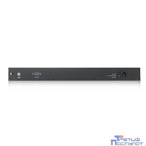 Zyxel NebulaFlex Pro GS2220-50HP, Гибридный L2 коммутатор PoE+ rack 19", 44xGE PoE+, 4xCombo (SFP/RJ-45 PoE+), 2xSFP, бюджет PoE 375 Вт, автономное/облачное управление