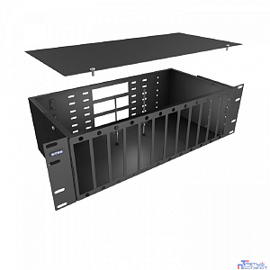 NTSS Кросс NTSS оптический 19'' укомплектованный 3U, 64 порта LC/UPC duplex, 50/125 мкм ОМ3 (планки, сплайс-кассета 4шт, пигтейлы, КДЗС, адаптеры) черный RAL 9005 NTSS-RFOB-3U-64-2LC/U-503-SP1.5G1AY-B