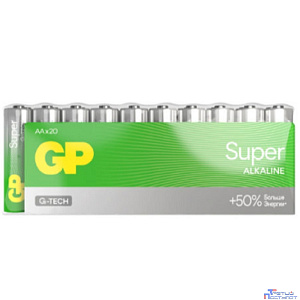 GP 15AA21-2CRSWC20 240/960 Super Alkaline G-Tech (20 шт. в уп-ке)