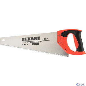 Rexant (12-8213) Ножовка по дереву Зубец 400мм, 7-8 TPI, каленый зуб 2D, двухкомпонентная рукоятка
