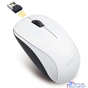 Genius Мышь NX-7000 White { оптическая, 1200 dpi, радио 2,4 Ггц, 1хАА, USB} [31030109108/31030016401]