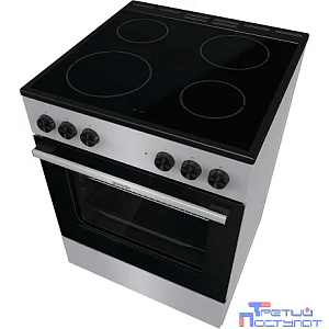 Плита Электрическая Gorenje GEC6A11SG серый стеклокерамика (без крышки)