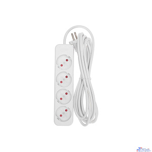 Rexant  13-4024 Удлинитель STANDARD 4 гнезда, 3м, 2х1,0мм?, б/з, белый