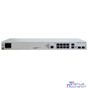 ELTEX MES2308P AC Ethernet-коммутатор 8 портов 10/100/1000Base-T с поддержкой PoE+ и 2 порта 10/100/1000Base-T, 2 порта 1000Base-X (SFP), L3, 220V AC