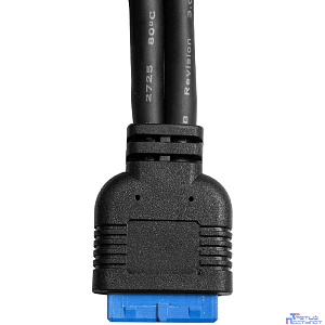 Exegate EX298295RUS Планка портов в корпус 2xUSB3.0 ExeGate BrctUSB3-2A (USB 3.0 20pin (IDC 20pin F) --> 2x USB 3.0 Af, кабель 20см)