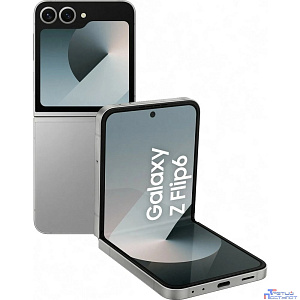 Смартфон Samsung SM-F741B Galaxy Z Flip 6 256Gb 12Gb серый раскладной 3G 4G 1Sim 6.7" 1080x2640 Android 14 50Mpix 802.11 a/b/g/n/ac/ax NFC GPS GSM900/1800 GSM1900 TouchSc Protect