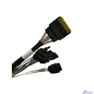 Procase CBL-SLSAS8-8SATA-10 Кабель для подключения корзин, SFF-8654 (Slimline SAS x8) к 8* SATA , 100 cm