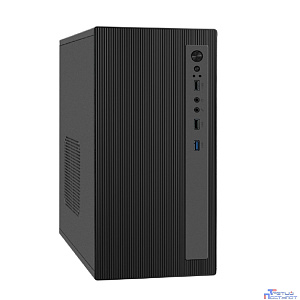 Exegate EX299066RUS Корпус Minitower ExeGate BAA-303MU-AAA350 (mATX, БП AAA350 с вент. 8см, 2*USB+1*USB3.0, HD Audio, черный)