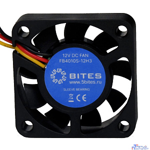 5bites Вентилятор FB4010S-12H3 40X10 / SLEEVE / 6000RPM / 3P