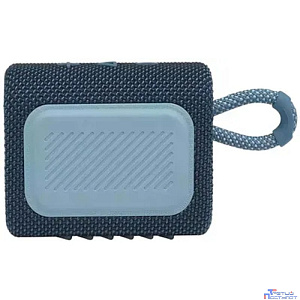 Динамик JBL Портативная акустическая система JBL GO 3 синяя [JBLGO3BLU]
