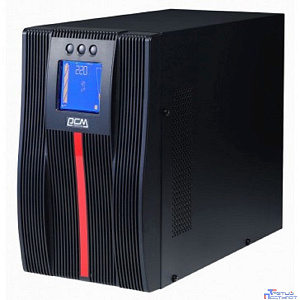 PowerCom Macan MAC-1500 ИБП {On-Line, 1500VA / 1500W, Tower, 6xC13, LCD, Serial+USB, SNMPslot, подкл. доп. батарей} (1186436)