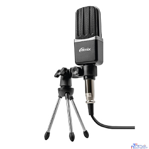 RITMIX RDM-123 Black {Подключение XLR - jack 3,5 мм, }