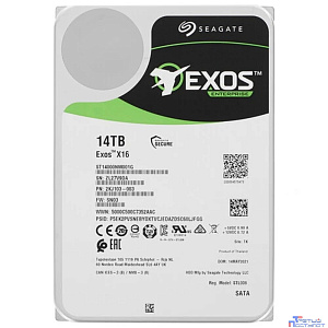 14TB SeagateExos X16 512E (ST14000NM001G) {SATA 6Gb/s, 7200 rpm, 256mb buffer, 3.5"} (clean pulled)