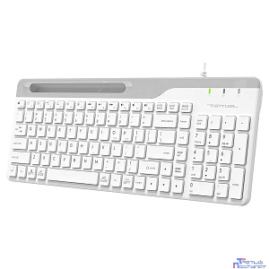 Клавиатура A4Tech Fstyler FK25 белый/серый USB slim [1530217]