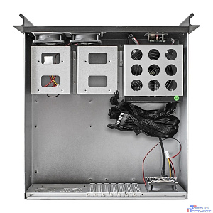 Exegate EX300022RUS Серверный корпус ExeGate Pro 3U450-08 <RM 19", высота 3U, глубина 450, БП 1100PAS, USB>