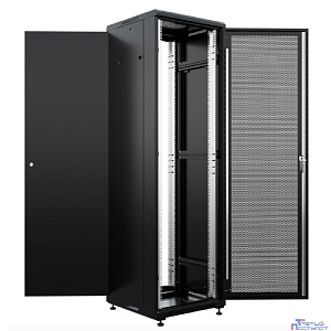 БАСТИОН SKAT TB-22R660PF-B Шкаф напольный универсальный серверный 22U 600х600мм, дверь перфорированная (4401) {1.5 года гарантия}