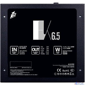 1STPLAYER Блок питания FK 650W / ATX 2.4, APFC, 120mm fan / PS-650FK