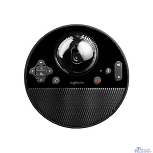 Камера Web Logitech Conference Cam ВСС950 черный 3Mpix (1920x1080) USB2.0 с микрофоном (960-001005)