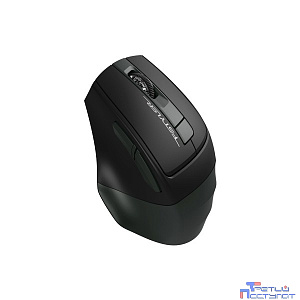 Мышь A4 Fstyler FB35 зеленый/черный оптическая (2000dpi) беспроводная BT/Radio USB (6but) {1379899}