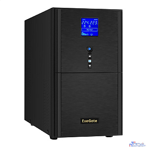 Exegate EX295991RUS ИБП (инвертор, синус, для котла) ExeGate SineTower SZ-5000.LCD.AVR.2SH.1C13.T.RJ.USB <5000VA/4000W, чистая синусоида, LCD дисплей, AVR, 2*Schuko+1*C13+1*ternimal, RJ45/11, USB, лин