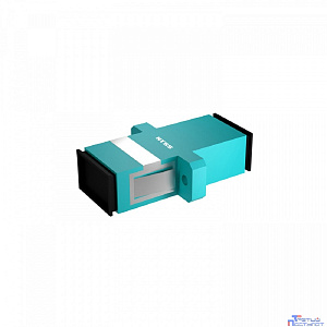 NTSS Адаптер оптический NTSS PREMIUM SC OM3 AQUA NTSS.SC/U-PM-OM3-S-AQ