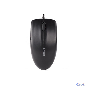 Мышь проводная A4Tech OP-530NUS black (оптическая, silent, USB, 2but, 1200dpi) (OP-530NUS)