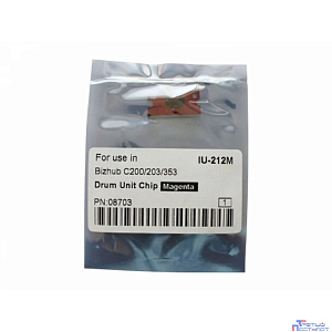 Чип драм-юнита для KONICA MINOLTA Bizhub C200 (CET) Magenta, (WW), (унив.), CET8703
