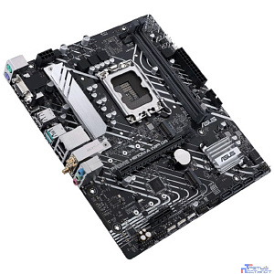 ASUS PRIME H610M-A WIFI D4 (Socket 1700, mATX, 2xDDR4(64GB), VGA/HDMI/DP, 1xPCIe 4.0x16/1xPCIe 3.0, 1xLAN, Wi-Fi, BT, 4xSATA 6Gb/s, 2xM.2, 2xUSB 3.2, 4xUSB 2.0, 2xPS/2)