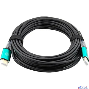 Кабель аудио-видео Cactus CS-HDMI-AOC-2.1-10 HDMI (m)/HDMI (m) 10м. позолоч.конт. черный