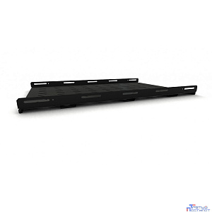 Hyperline TSH3H-850-RAL9004 Полка стационарная усиленная, глубина 850 мм, с боковым креплением, нагрузка до 100 кг, для шкафов серии TTB, TTBR, 485х850мм (ШхГ), цвет черный (RAL 9004)
